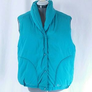 Vintage Woolrich Woman's Vest Blue Warm